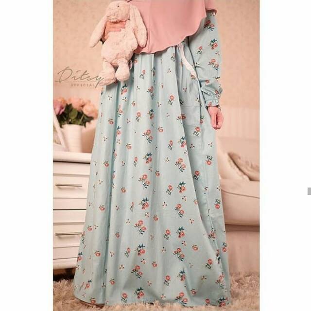 (JUMBO) DITSY NIGHTGOWN EDISI AGUSTUS