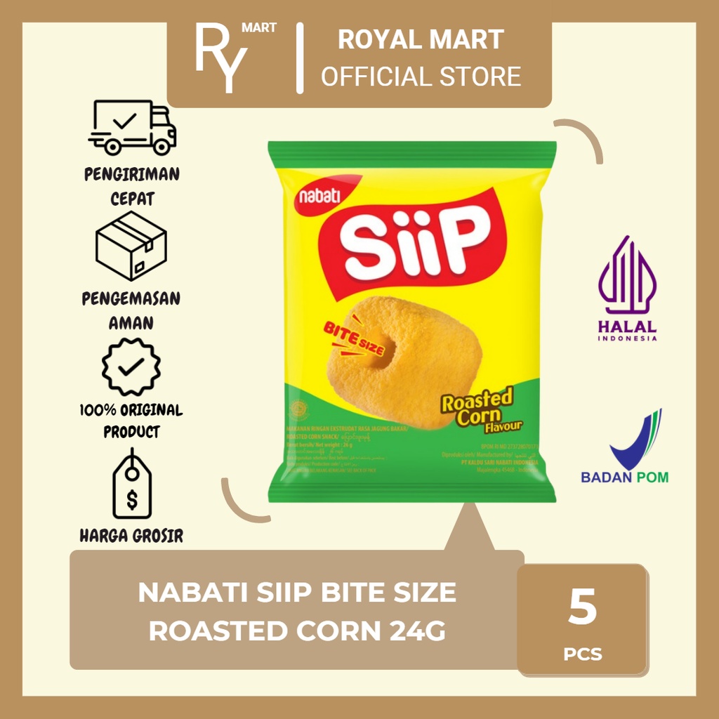 

Nabati Siip Bites Size Roasted Corn 26g x 5's