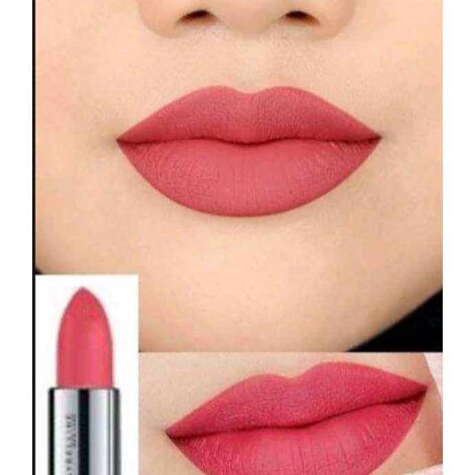 SETIK LIPSTIK MAYBELLINE PINK SOFT MATTE TAHAN LAMA WATER PROOF