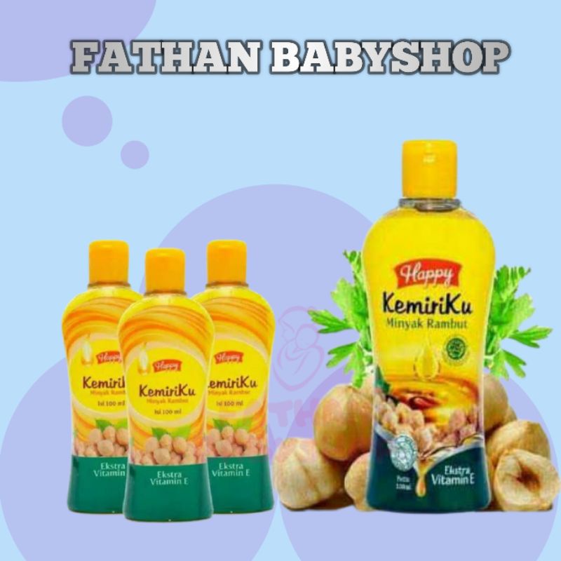 HAPPY KEMIRIKU / MINYAK KEMIRI / HAPPY KEMIRIKU MINYAK RAMBUT