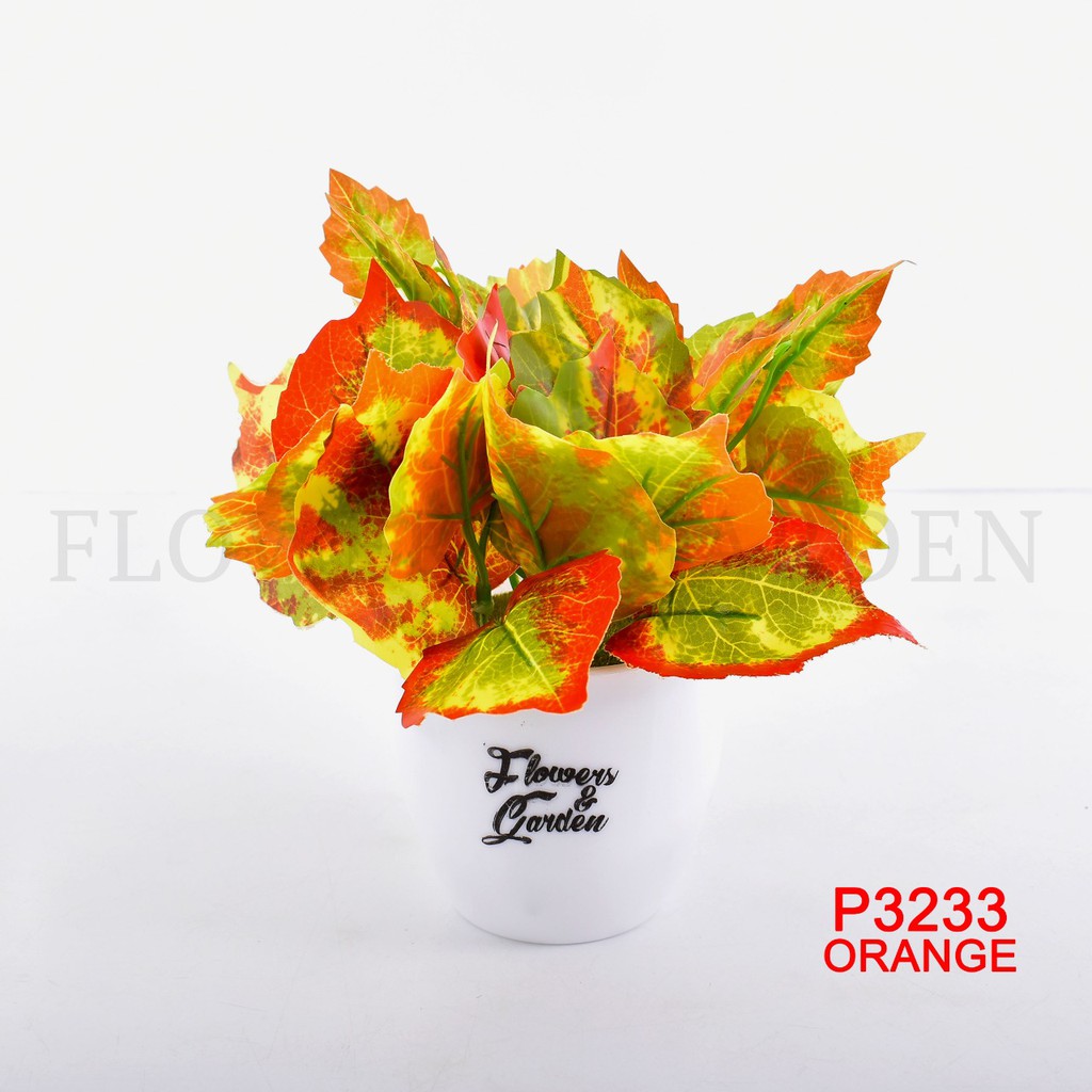 TIB TANAMAN HIAS TANAMAN DAUN PLASTIK TANAMAN HIAS RUMAH BUNGA HIAS BUNGA PLASTIK BUNGA P3233-7