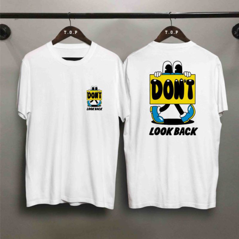DEDI CLOTH - BAJU KAOS DONT LOOK PUTIH / BAJU JEPANG / BAJU DISTRO PRIA KEREN 2022 / KAOS PRIA DISTR