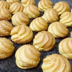 [Kue Basah] Kue Soes Sus Mini isi Fla/Vla Original Rhum, Durian, Coklat