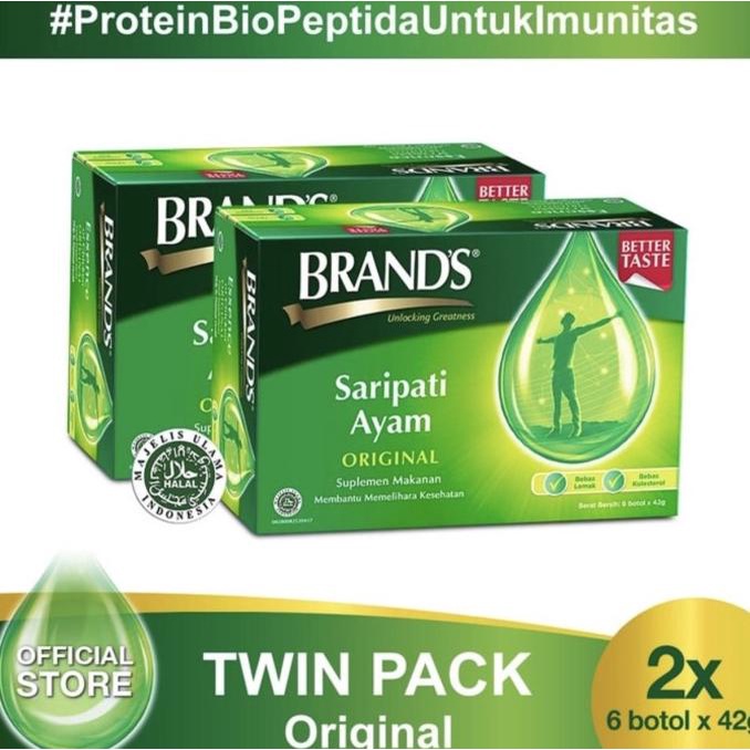 

[COD] Brand's sari pati ayam 42gr isi 12 botol [COD]
