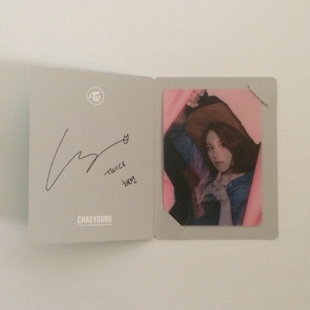 TWICE CHAEYOUNG PHOTOCARD PC Page Two Lenticular