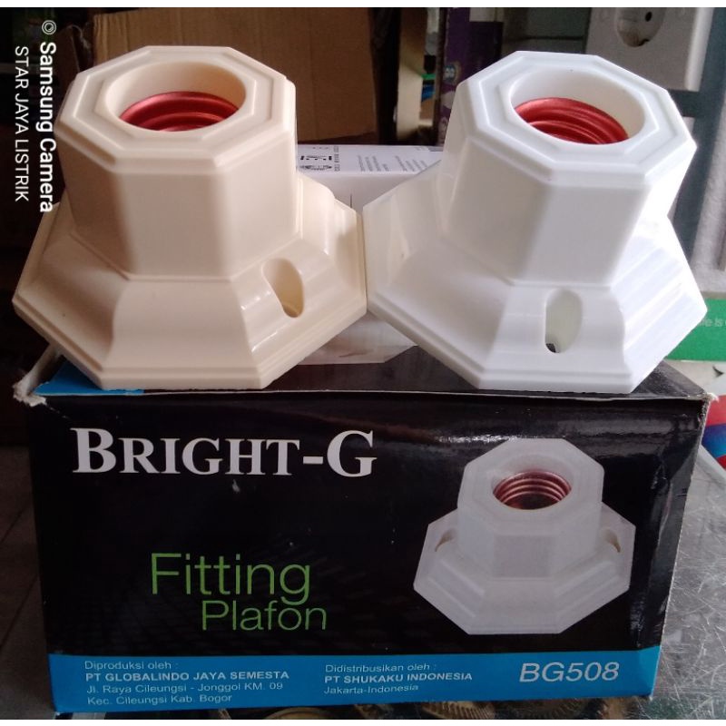 Fitting Plafon/Fitting Tempel Bright G  BG502/BG504/BG508/BG509 Drat E27