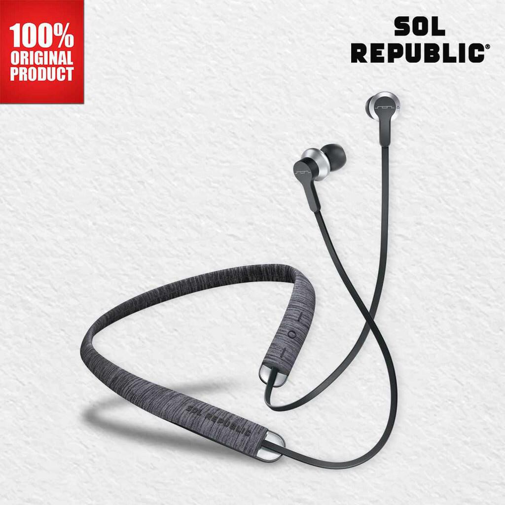 SOL REPUBLIC SHADOW FUSION WIRELESS BLUETOOTH EARPHONE - BLACK