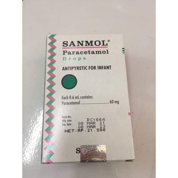 sanmol drops untuk bayi
