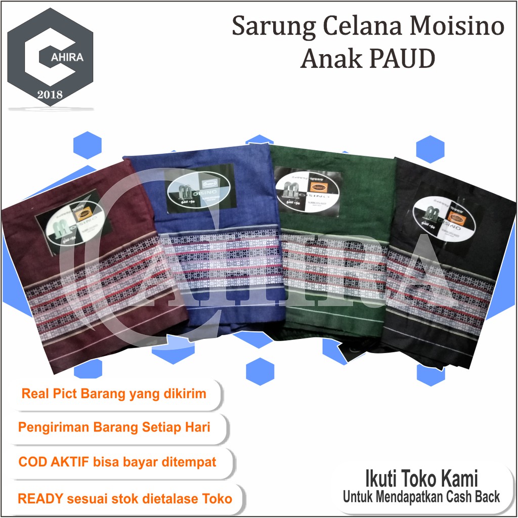 SARUNG CELANA ANAK 50CM MOISINO CELANA SARUNG ANAK LAKI-LAKI