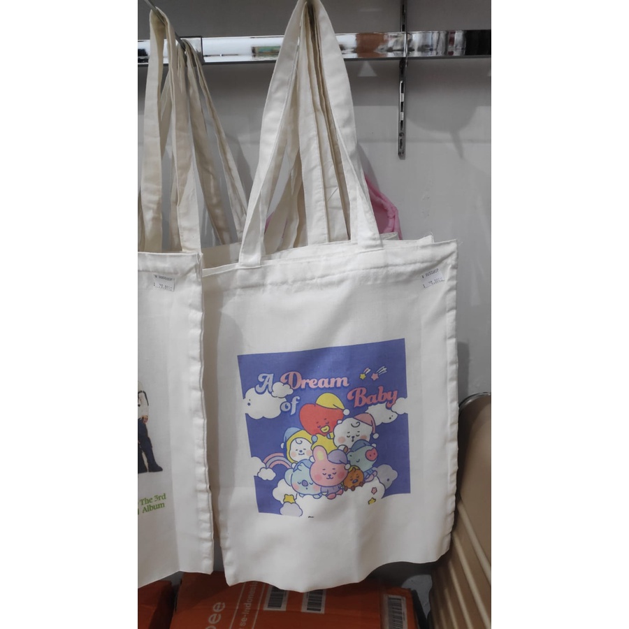 TOTEBAG BT21 BAHAN BELACU - BIG SALE