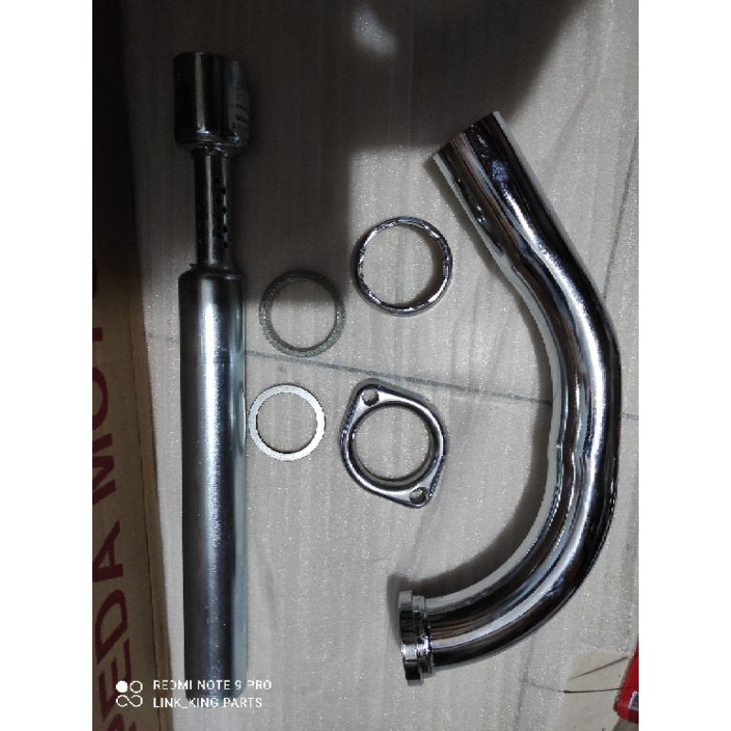 KNALPOT RX KING STANDAR FULL SET TINGGAL PASANG RX KING HARIAN STD HARIAN-2