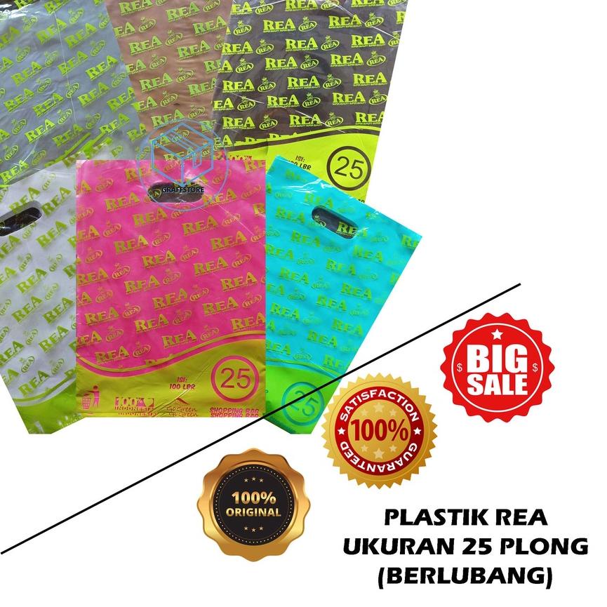 

Kantong Plastik HD Plong 25x35 isi 100 lembar merk REA