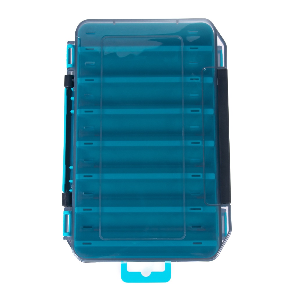 HENGJIA Box 14 compartments Fishing Accessories lure Hook Boxes storage Double Sided High Strength Fishing Tackle Box