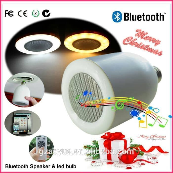 Speaker Lampu Musik Bluetooth Fleco F-393