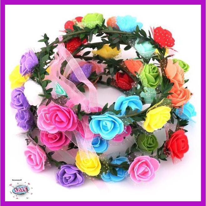 kanabando- bando led bunga daun untuk anak/dewasa -asliii.