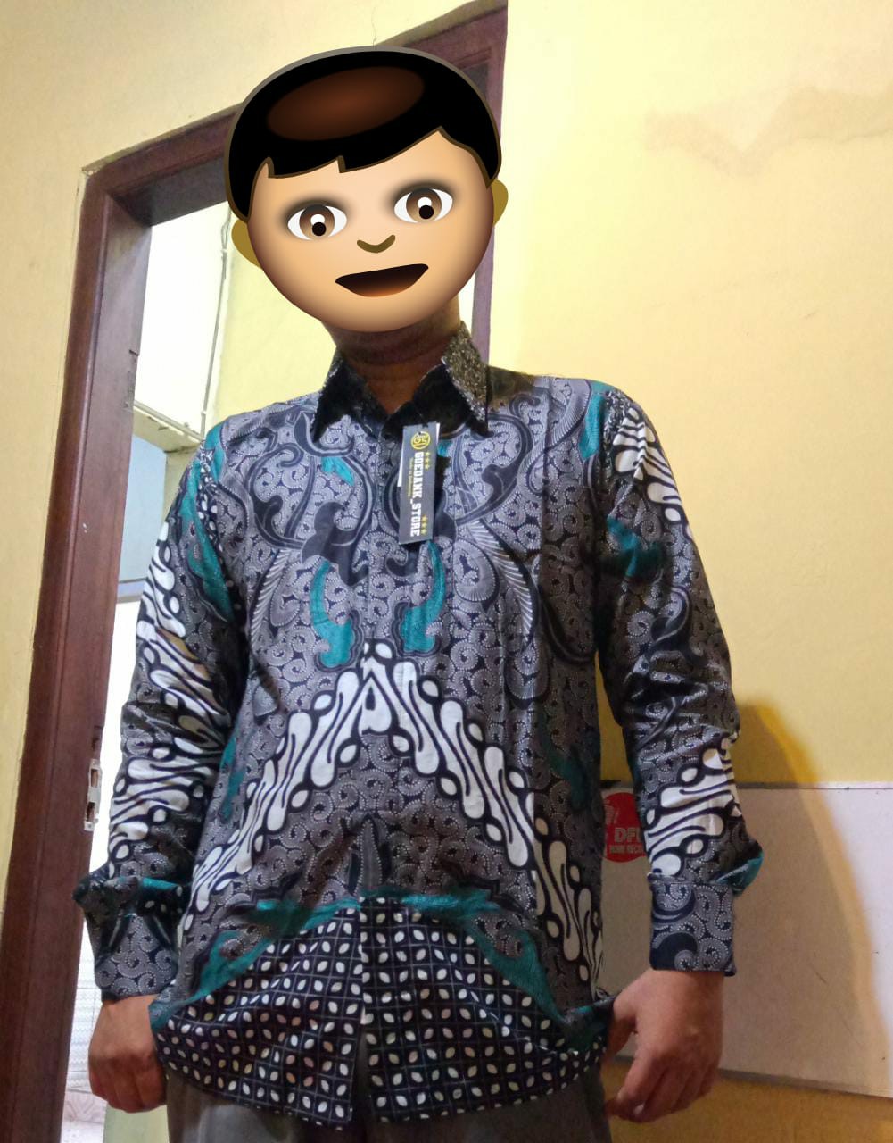 Goedankstorehrb026 Kenongo Hem Kemeja Batik Pria Lengan Panjang Katun Primis Premium Halus Mlxlxxl