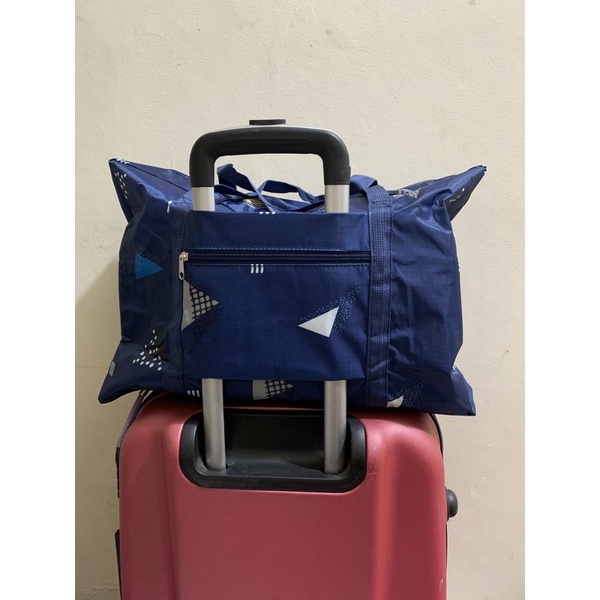 Tas Travel bag hand Carry New Foldable -Motif