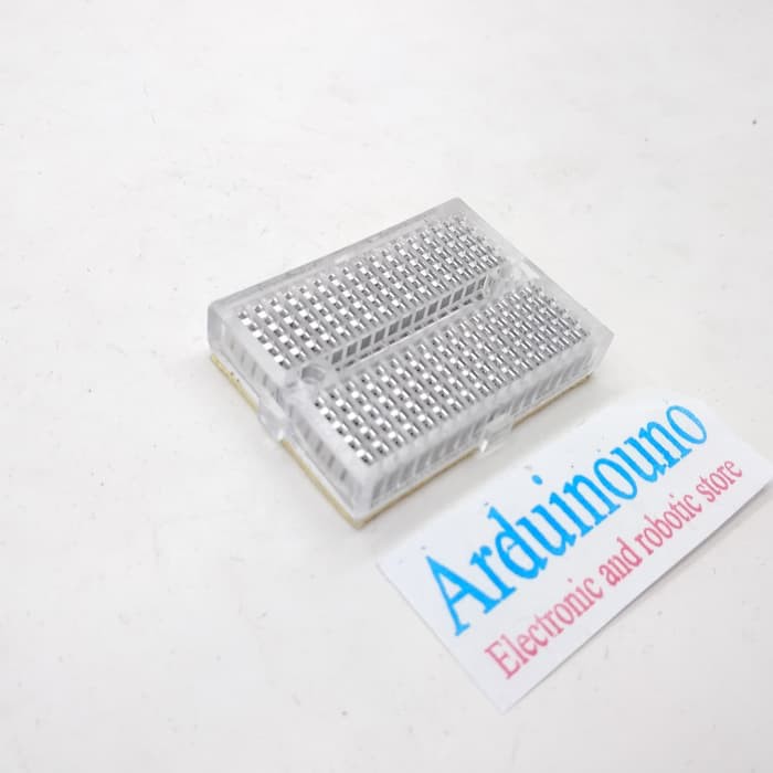 SYB-170 Mini Breadboard 170 tie-points solderless Transparent tembus