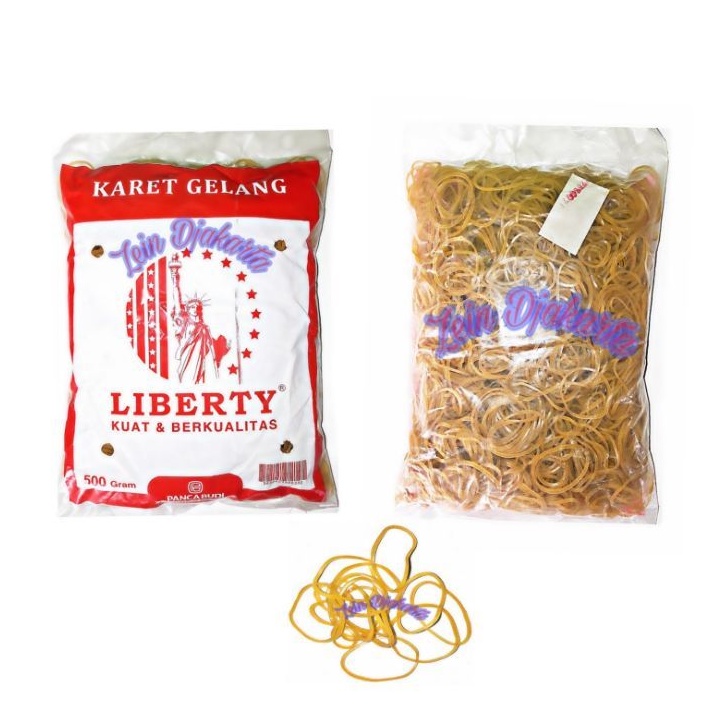 Karet Gelang 500 gram Karet Gelang Merk Liberty