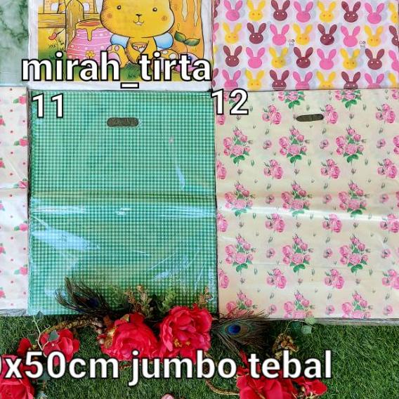 

☛ 15 LEMBAR KANTONG PLONG MOTIF JUMBO TEBAL 40X50CM. PLASTIK PLONG POND OLSHOP ONLINE SHOP ☺