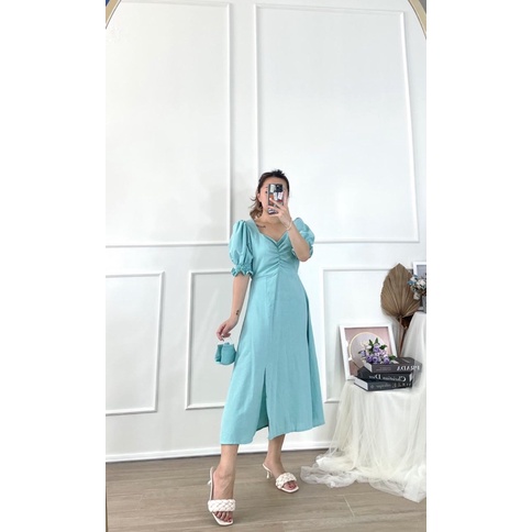 LOVEY PUFFY DRESS wanita