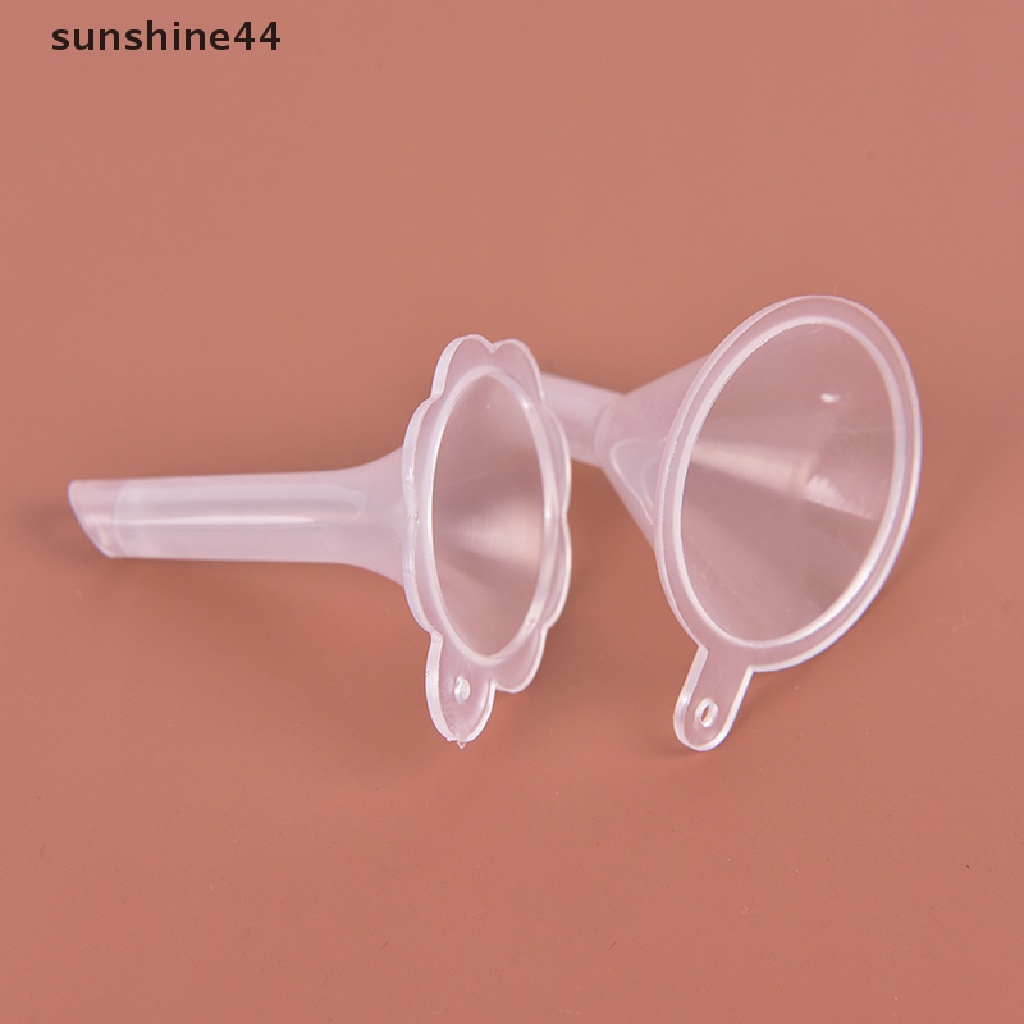 Sunshine 2pcs Corong Plastik Mini Untuk Diffuser Cairan / Minyak  2pcs Corong Mini Bahan Plastik Untuk Minyak / Cairan  2 Pcs Min Min Min Bahan Plastik Untuk Rumah