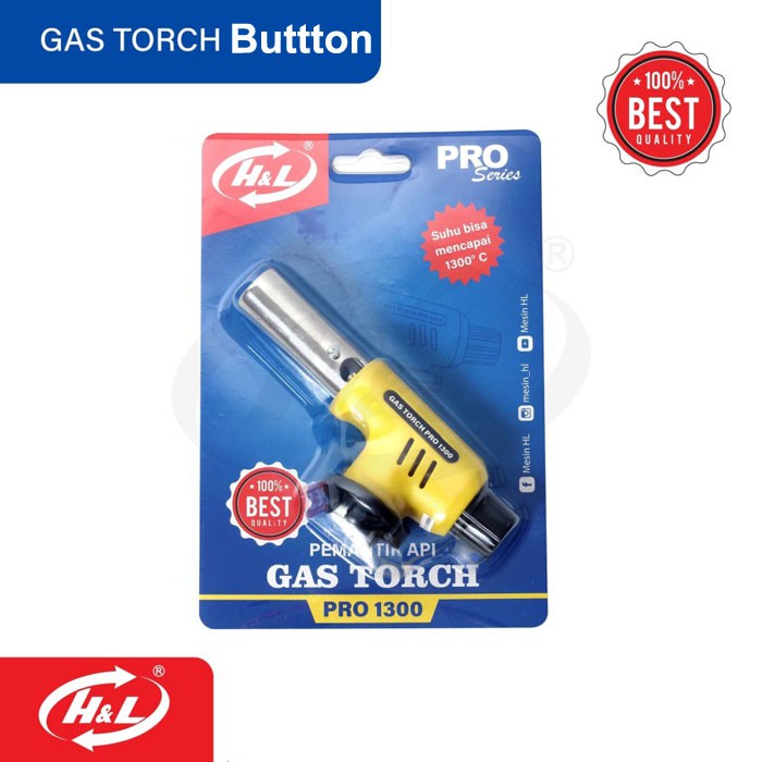 Gas Torch Button Pemantik Api HL Pro 1300