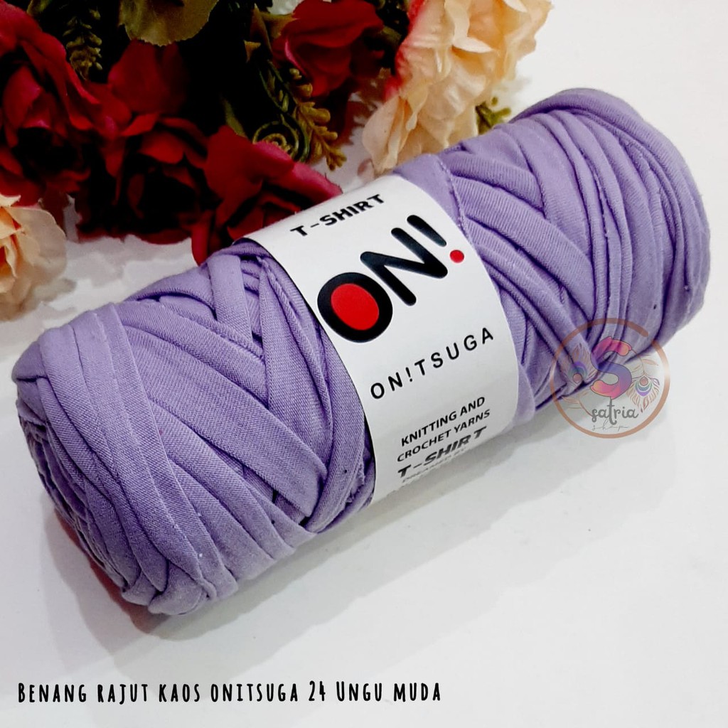 Benang Rajut kaos 24 Ungu Muda/Benang Rajut/Benang Onitsuga/pernak penik