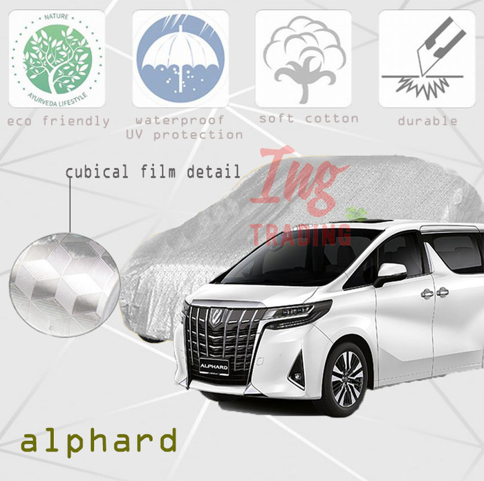 Cover Sarung Mobil ALPHARDWaterproof 3 Layer Protection