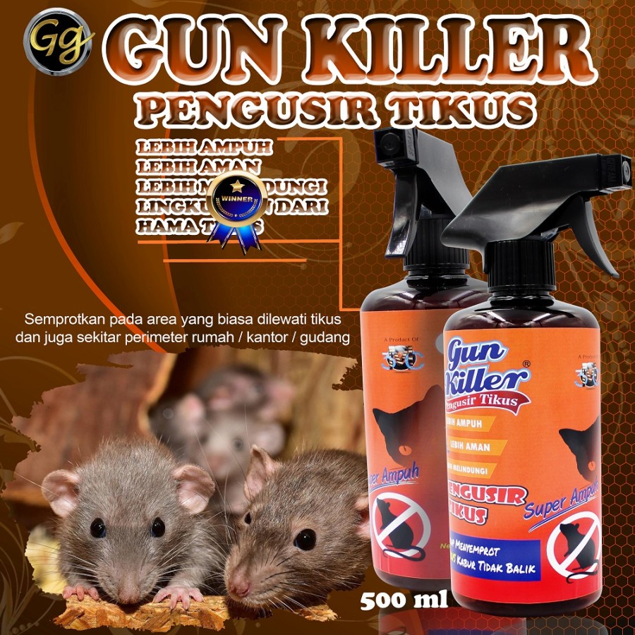 Obat Pembasmi Tikus Racun Tikus Gun Killer Pengusir Tikus