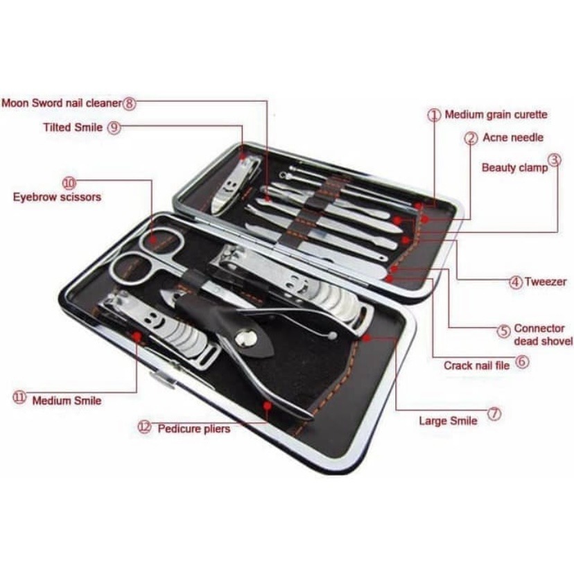 Manicure Pedicure Set Gunting Kuku Set Komplit