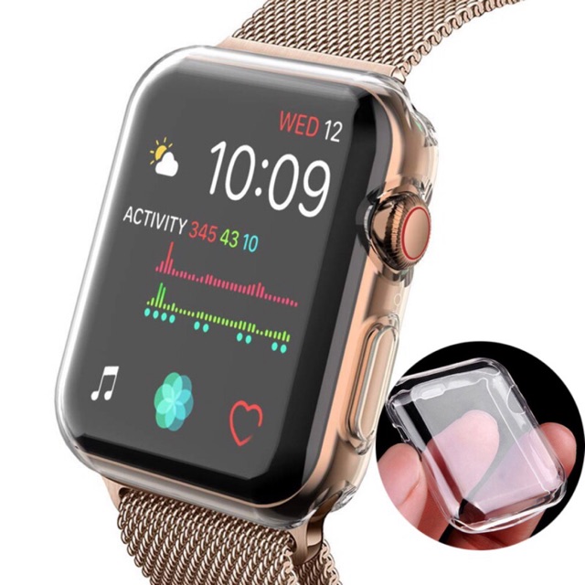 NEW !!! Silicone Clear Case Applewatch ( applewatch series