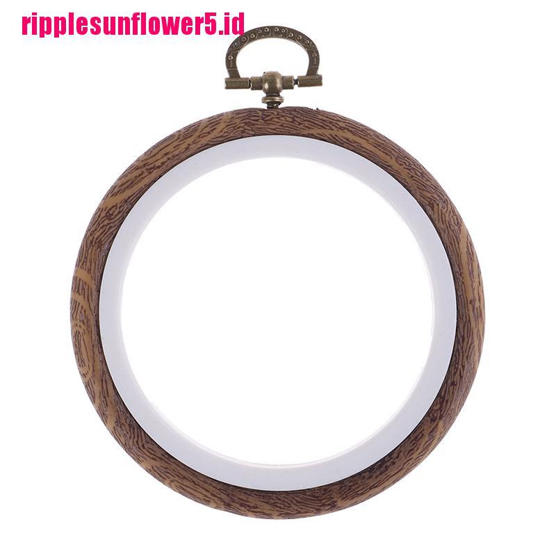 Ring Hoop Bordir Cross Stitch Bahan Plastik Ukuran 10cm