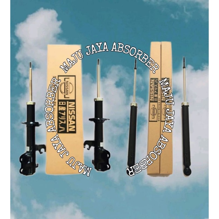 shockbreaker nissan march depan belakang