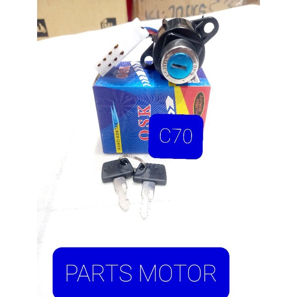 KUNCI KONTAK DEPAN MOTOR HONDA C70