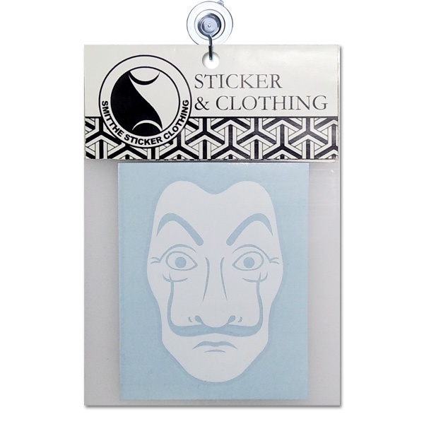 Stiker Money Heist Salvador Dali Cutting Sticker