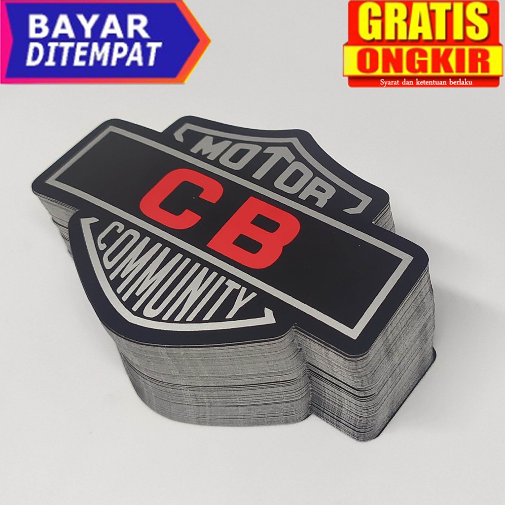 Jual Stiker Motor Cb Comunity, Asesoris Motor, Stiker Motor, Sticker ...