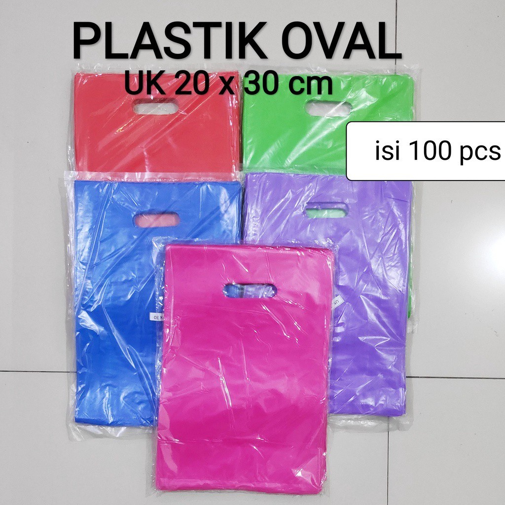 Plastik packg isi 100 ukuran 20*30