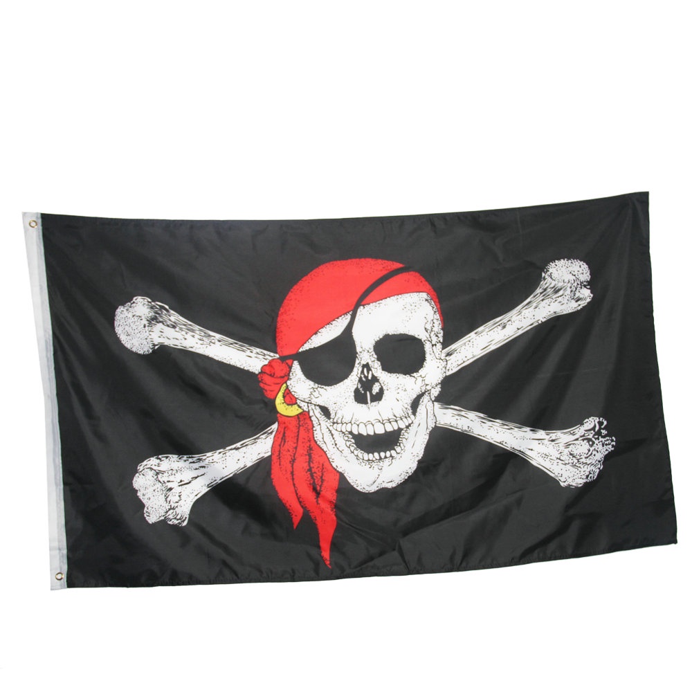 Bendera Tengkorak - Bajak Laut / Pirate - Skull Flag