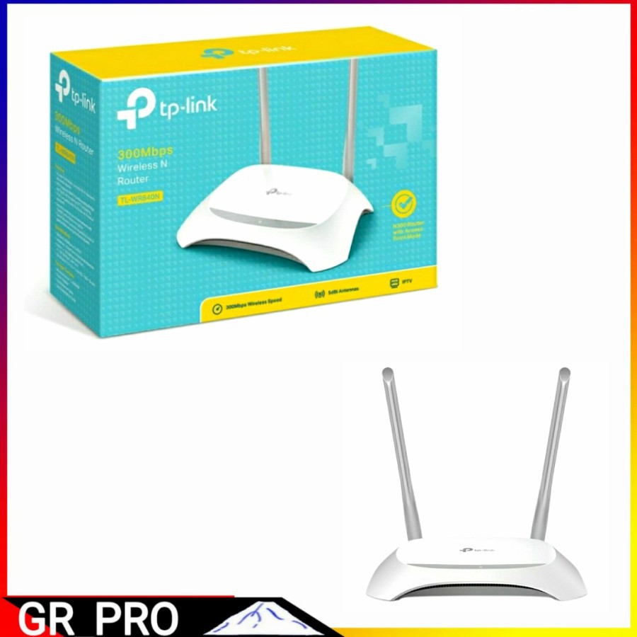 TP-LINK TL-WR 840N Router TP Link TL-WR840N Wifi Wireless N Router 300Mbps