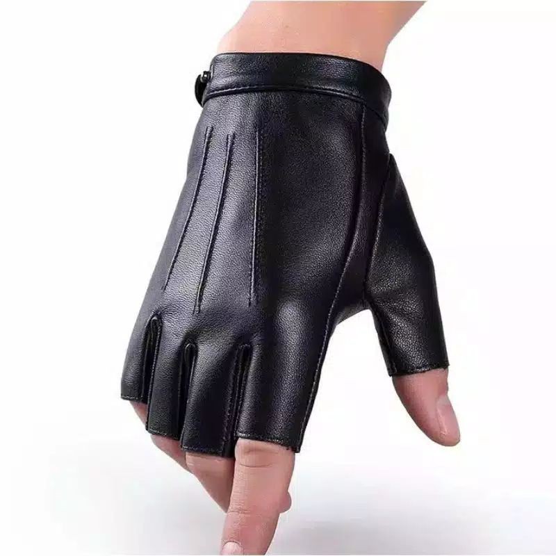 sarung tangan kulit asli /Gloves semi pendek