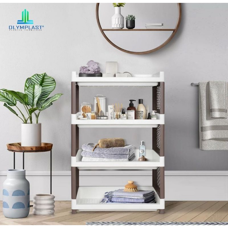 RAK SUSUN BESAR PLASTIK OLYMPLAST 3 & 4 SUSUN