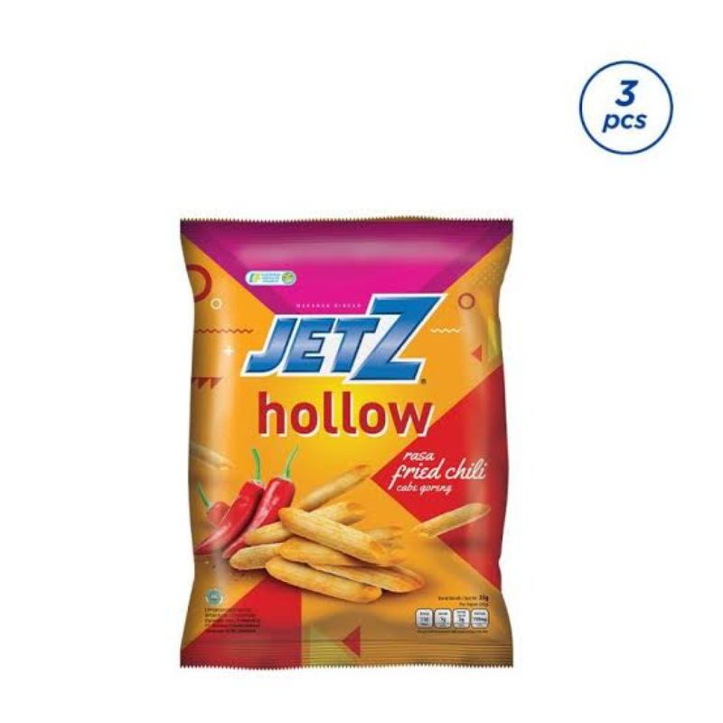 JETZ hollow fried chili/ paprika snack 35 gr