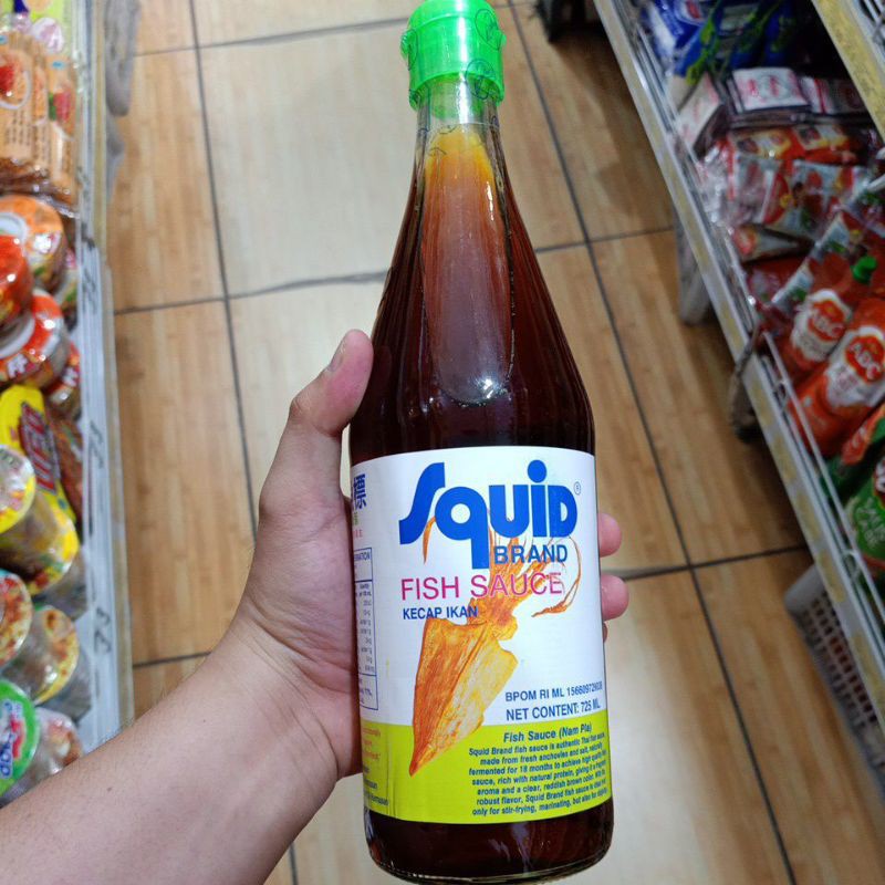 

[Bumbu][Botol] 725ml SQUID BRAND SOYA FISH SAUCE / KECAP IKAN CUMI IMPORT THAILAND