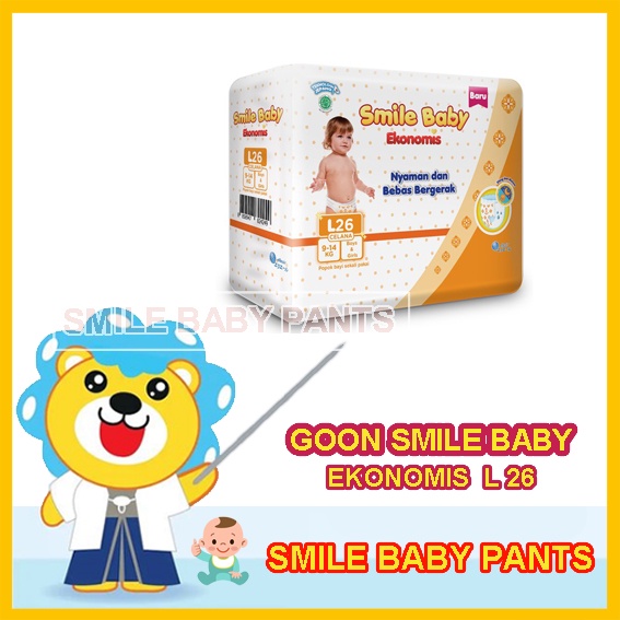Goon Smile Baby Pants Ekonomis M30 L26 XL24 Goon Popok Celana Smile Baby Ekonomis M 30 L 26 XL 24