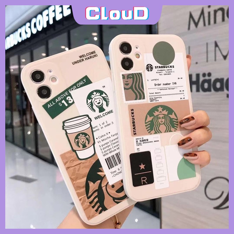 STARBUCKS Soft Case Tpu Shockproof Untuk Vivo Y51A Y15 Y20 Y12 Y53 Y21 Y12A Y21s Y30i Y50 Y33s Y01 Y31 Y91 Y21T Y33T Y11 Y17 Y15 Y30i Y15 Y12S Y1Ck