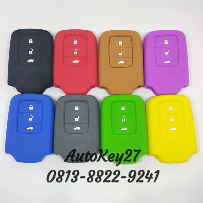 SILIKON REMOTE HONDA - Silikon Kondom Keyless Remote Mobil Honda Hrv Civic 3 Tombol