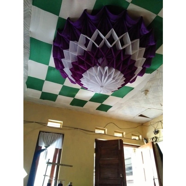 HIASAN ATAP TENDA / JANTUNG PLAFON / SARANG TAWON