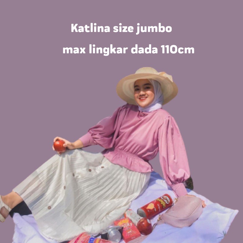 KATLINA BLOUSE-Lilac size jumbo