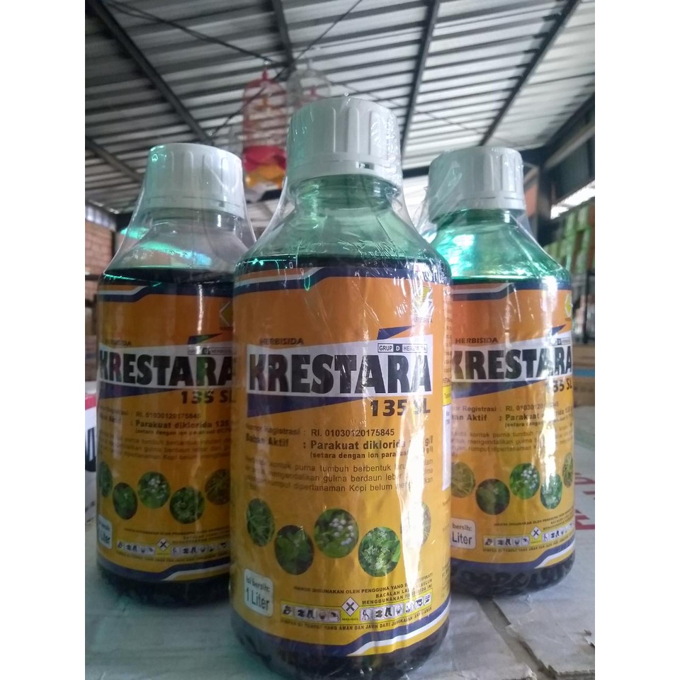 HERBISIDA KRESTARA 135 SL PEMBASMI RUMPUT 1L Gramoxon 135 sl